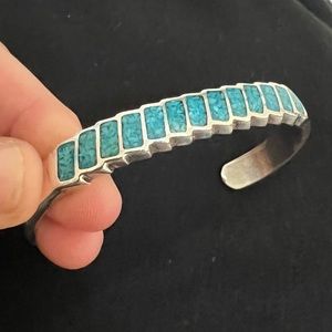 Sterling Silver Turquoise cuff bracelet